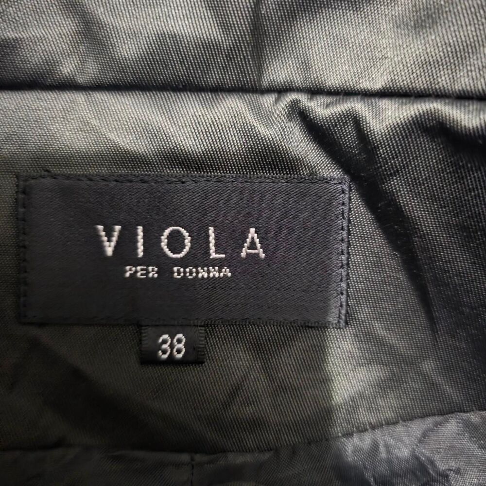 LUXURY Viola Per Donna Dark Green Jacket Coat - Picture 4 of 5